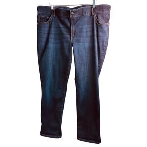 Lee Plus Size Womens Jeans Regular Fit Straight Leg Mid Rise Flex Motion Size 24